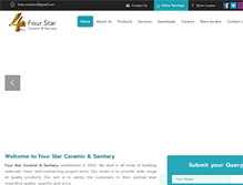 Tablet Screenshot of fourstarsanitary.com